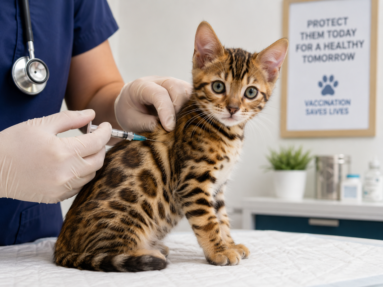 Bengal Kitten vaccination schedule India