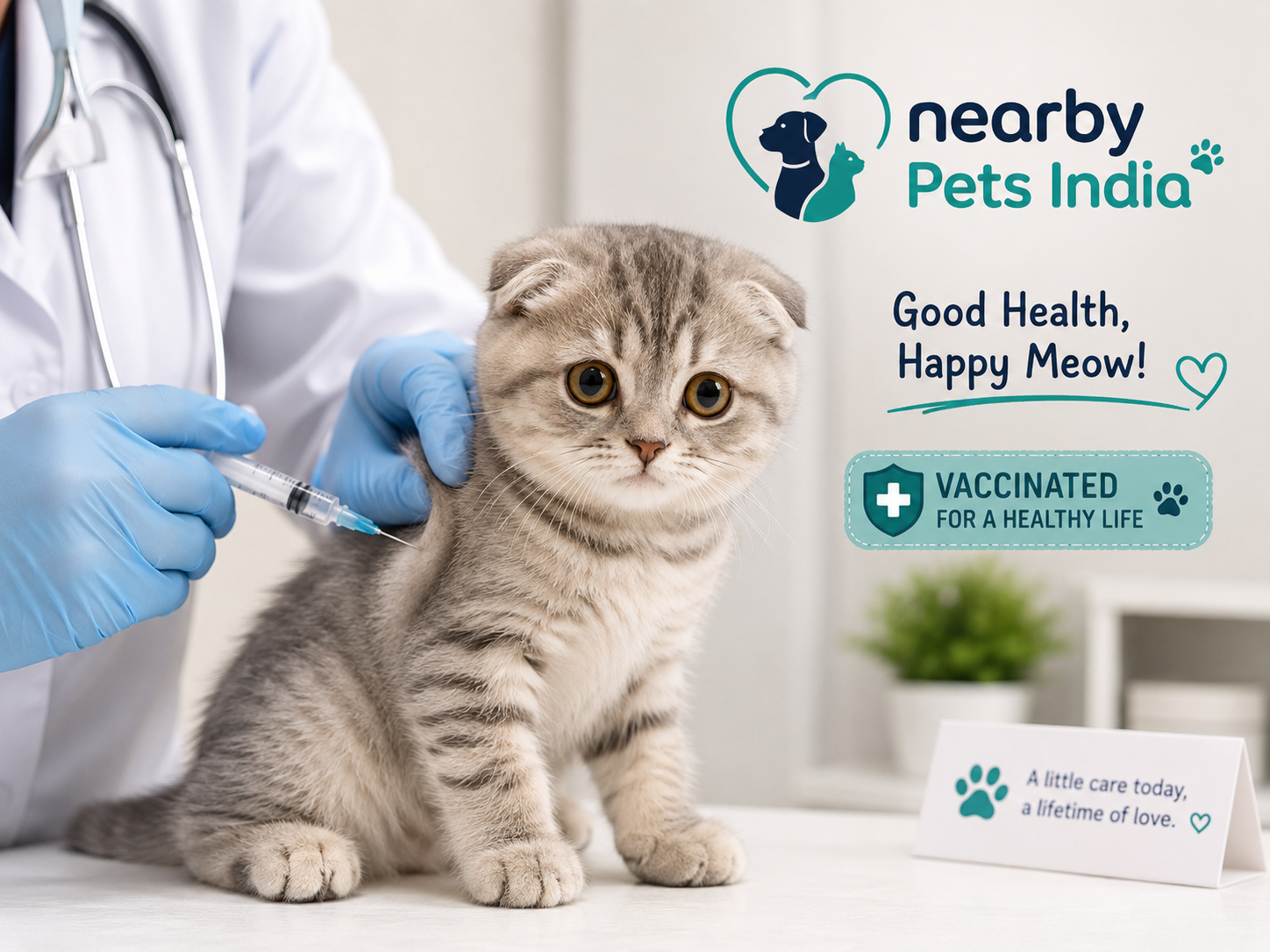 Scottish Fold Kitten vaccination schedule India